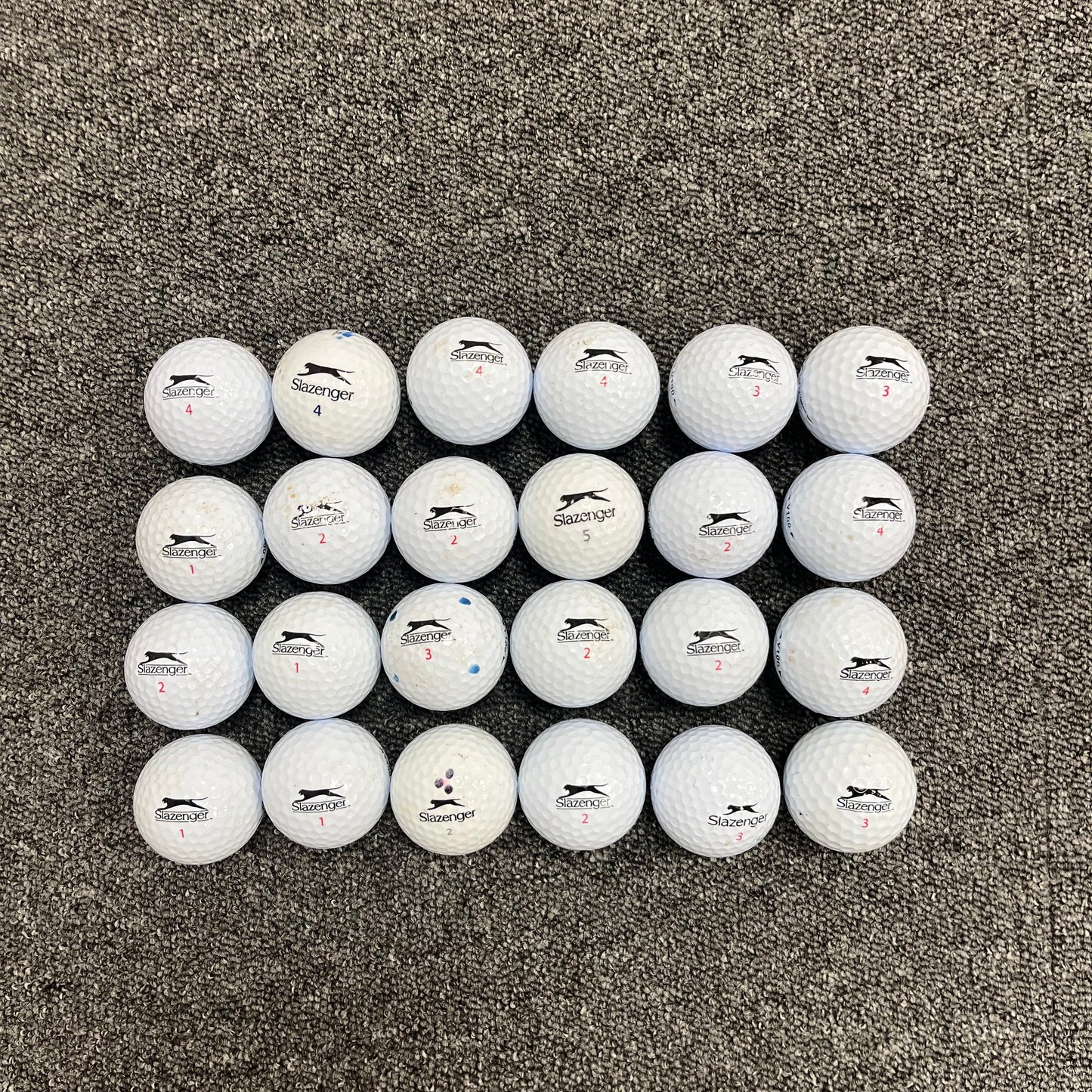 Slazenger Grade C Recycled Golf Balls - 24 Pack