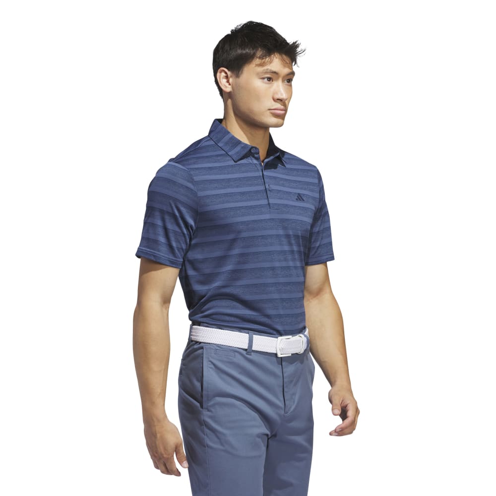 adidas Golf Two Colour Stripe Polo Shirt LC IN6408   