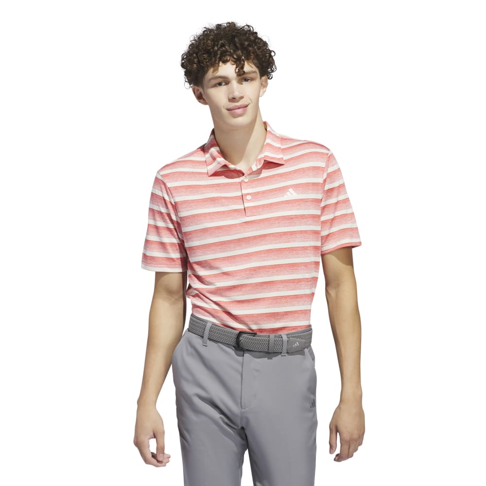 adidas Golf Two Colour Stripe Polo Shirt LC IN6410   