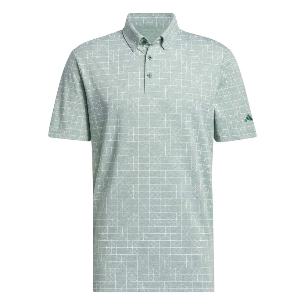 adidas Golf Go-To Novelty Polo Shirt IN6412 Collegiate Green M 