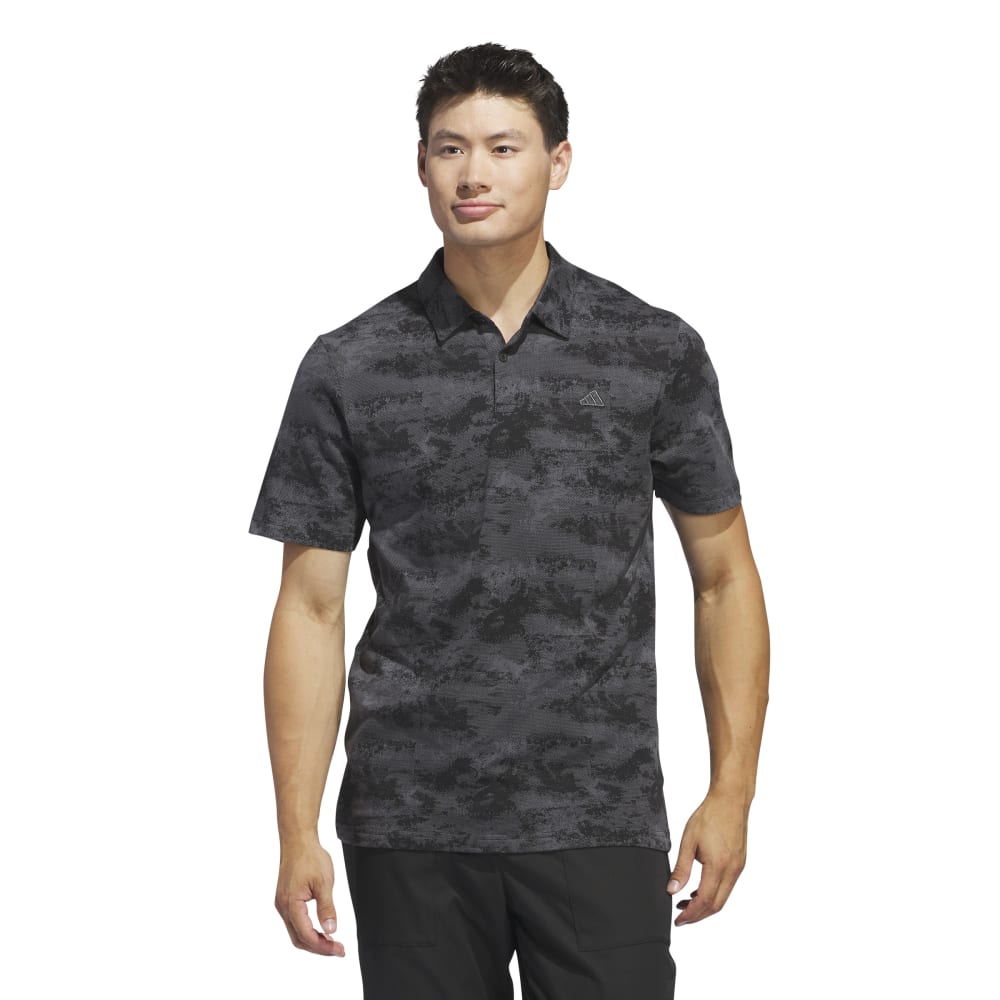 adidas Golf Go-To Printed Mesh Polo Shirt IN6413   