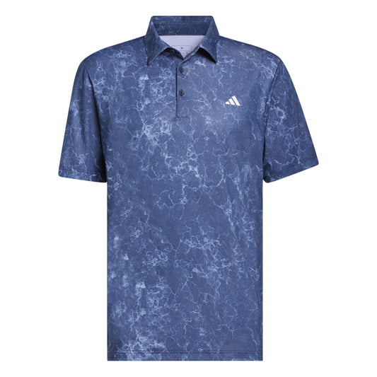 adidas Ultimate365 Printed Golf Polo Shirt IP2445 Navy/White M 