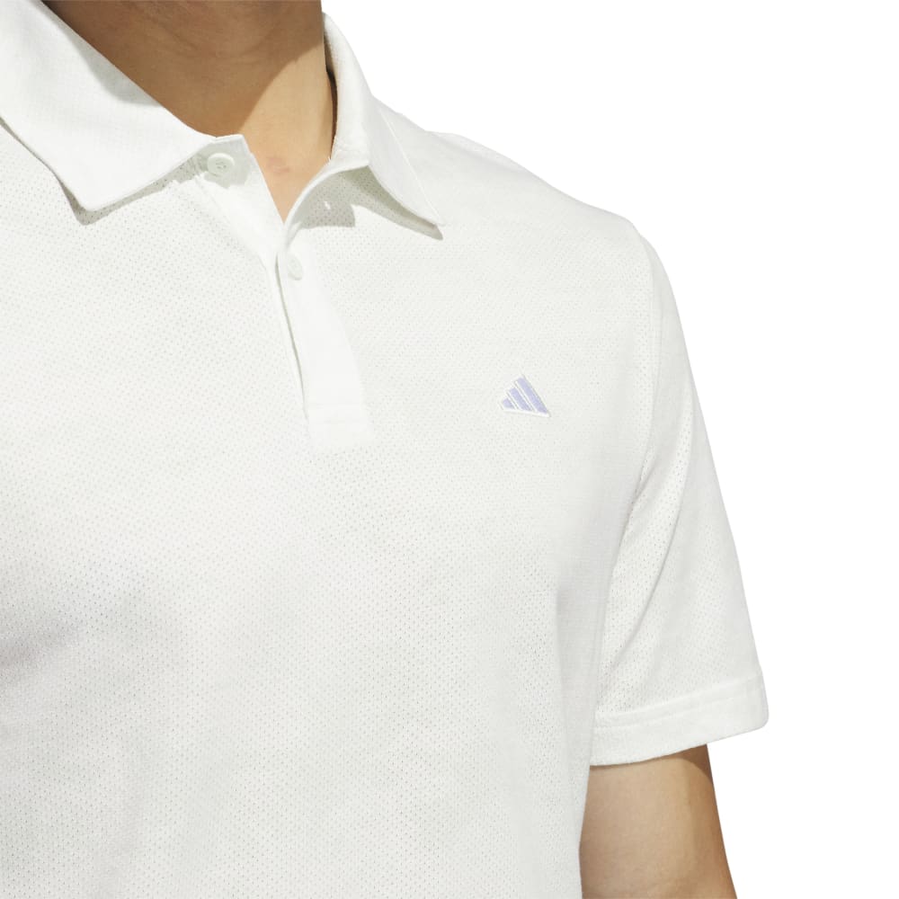 adidas Golf Go-To Printed Mesh Polo Shirt IQ2922   