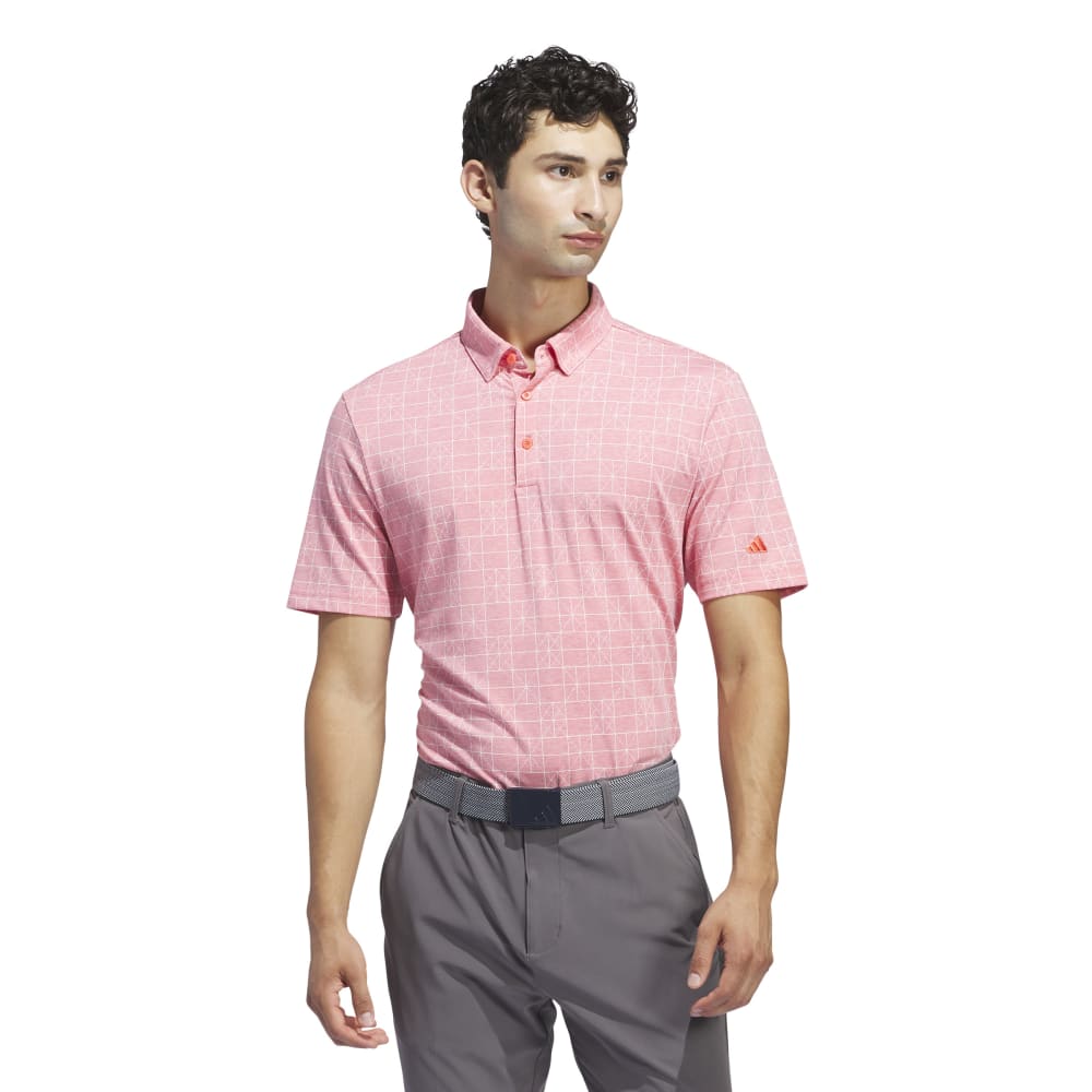 adidas Golf Two Colour Stripe Polo Shirt LC IQ2923   
