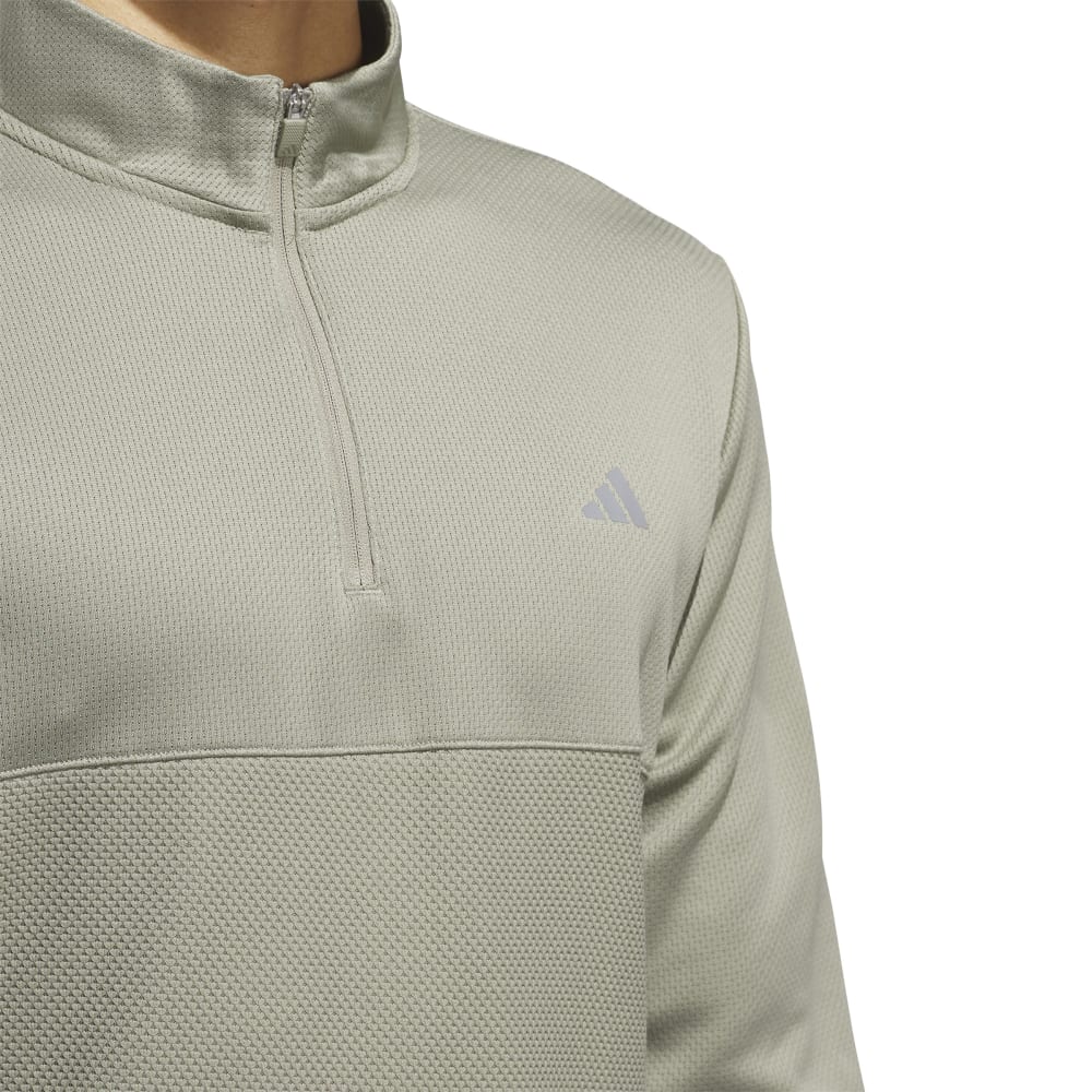 adidas Golf Ultimate365 Textured 1/4 Zip Pullover Top IS8882   