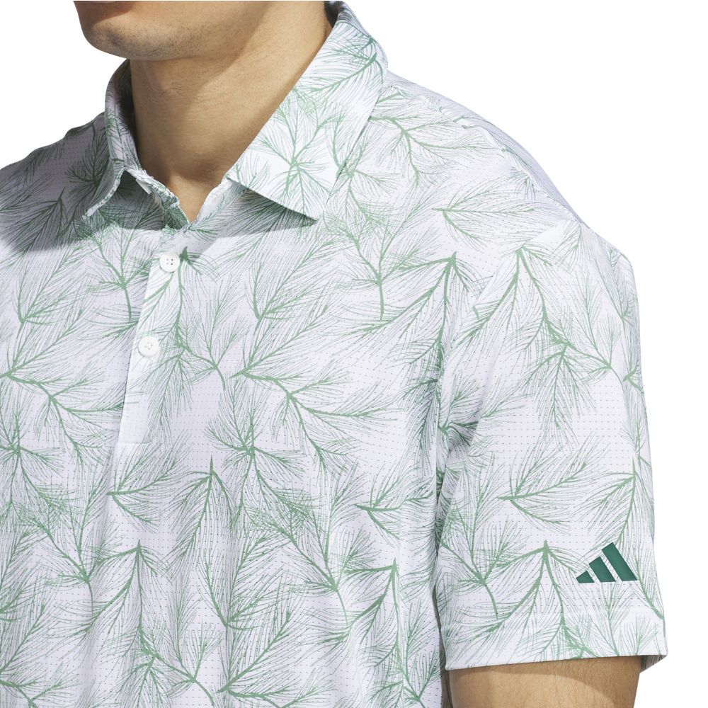 adidas Ultimate365 Mesh Print Golf Polo Shirt - IT0157