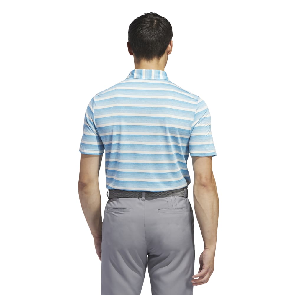 adidas Golf Two Colour Stripe LC Polo Shirt IU4334   