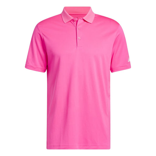 adidas Performance Mens Golf Polo Shirt IU4433 Solar Pink M