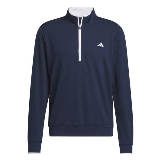 adidas Core Lightweight 1/4 Zip Mens Golf Pullover Top 2025 - IU4511 Collegiate Navy M