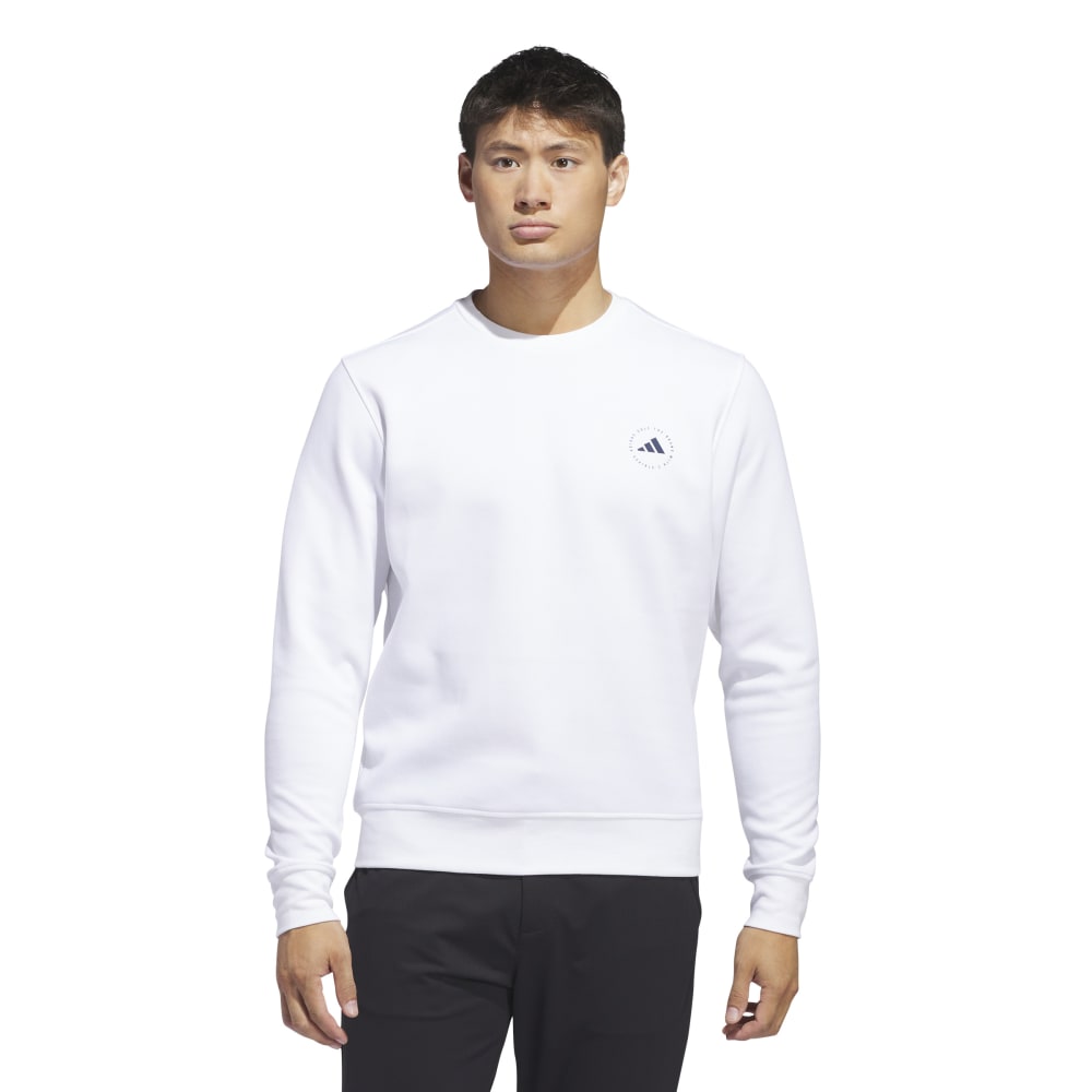 adidas Crew Neck Mens Golf Pullover Top - IU4517