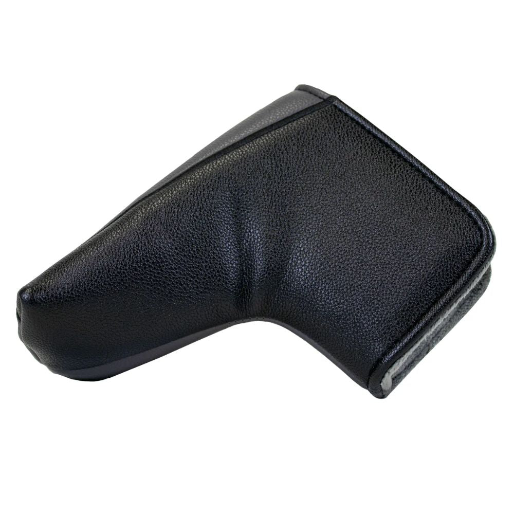 IZZO Golf Premium Blade Putter Head Cover - Grey / Black Grey / Black