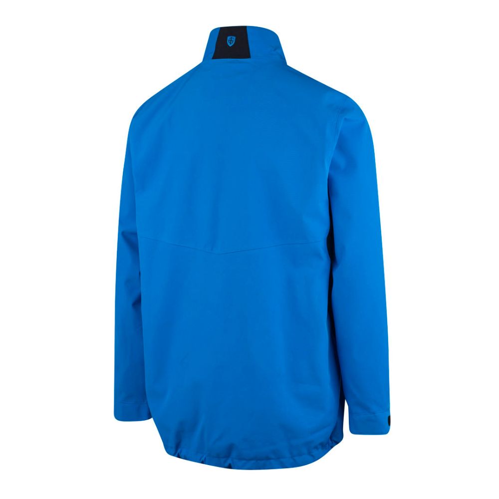 Island Green Waterproof Men's Stretch Golf Jacket - Blue