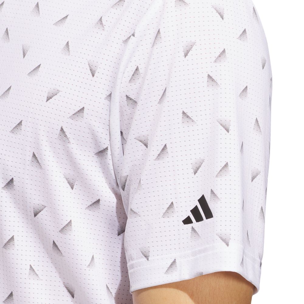 adidas Ultimate365 Printed Mesh Mens Golf Polo Shirt 2025 - JF4908
