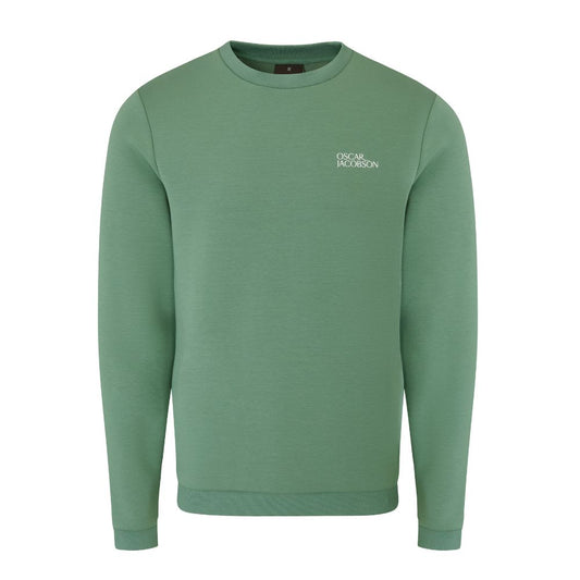 Oscar Jacobson Johnstone Tour Mens Pullover Golf Top 2025 - Watercress Watercress M