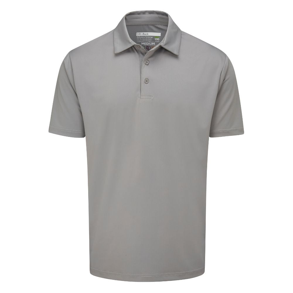 Stuburt Kestrel Golf Polo Shirt - Ash Grey Ash M
