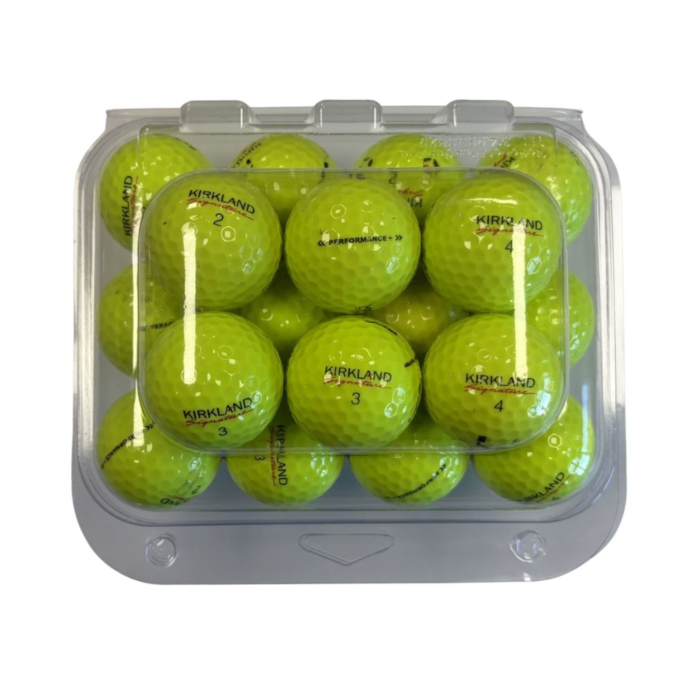 Kirkland Grade C Recycled Golf Balls - 24 Pack - Yellow