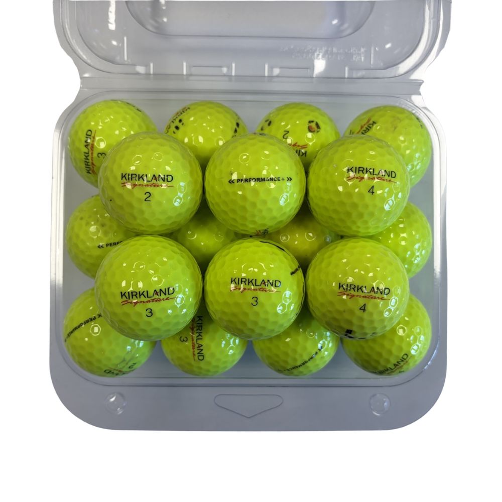 Kirkland Grade C Recycled Golf Balls - 24 Pack - Yellow