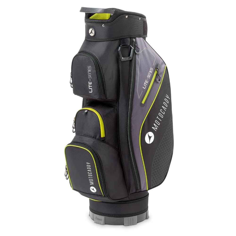 Motocaddy Lite Series Golf Cart Bag - Black / Lime Black/Lime