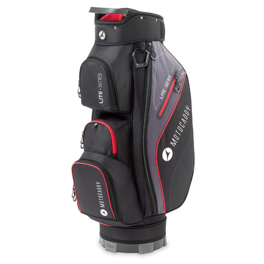 Motocaddy Lite Series Golf Cart Bag - Black / Red Black/Red