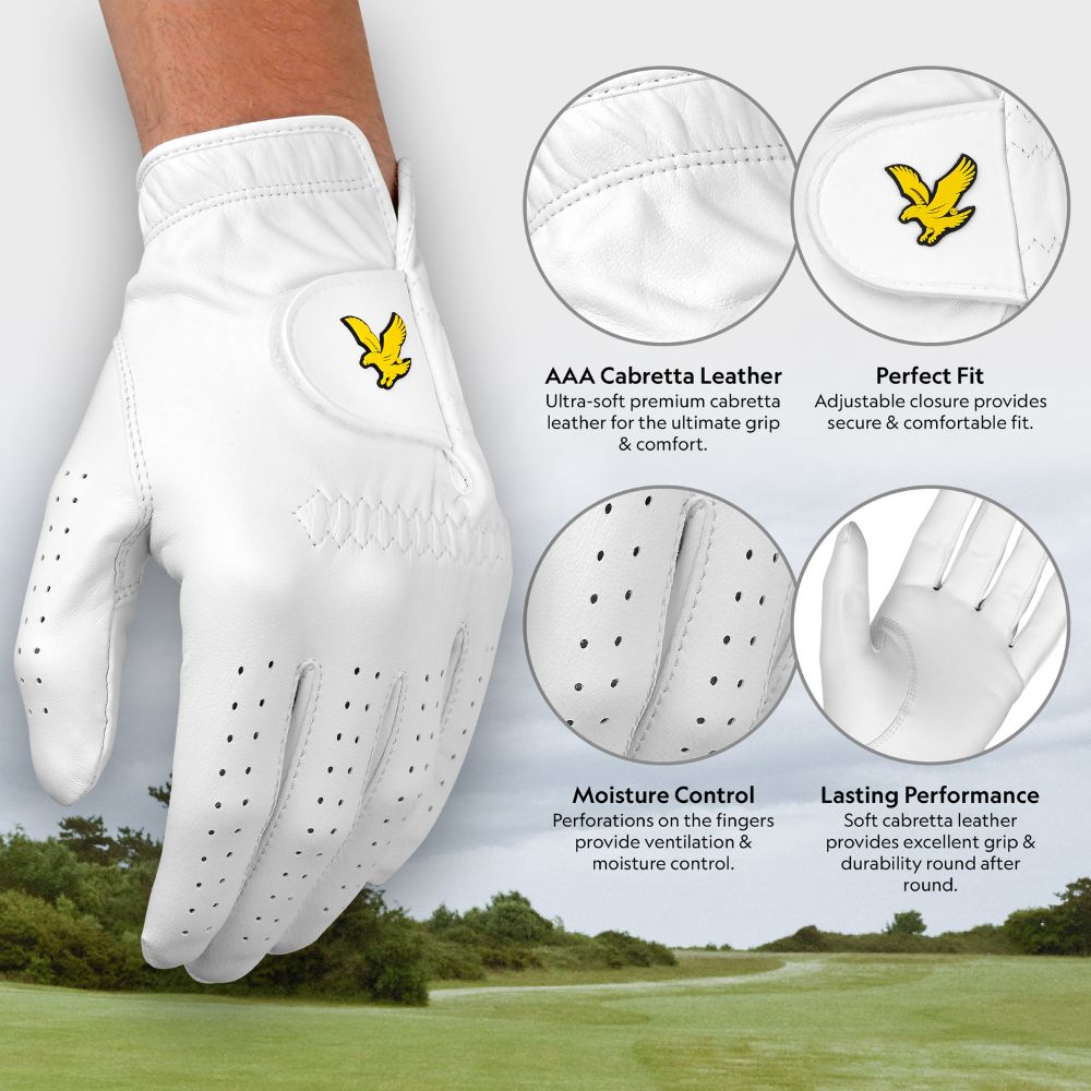 Lyle & Scott Cabretta Leather Golf Glove