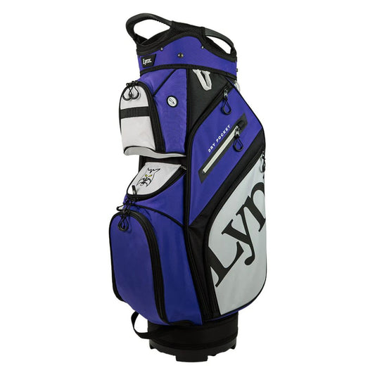 Lynx Golf Liberty Cart Bag - Purple / White Purple / White