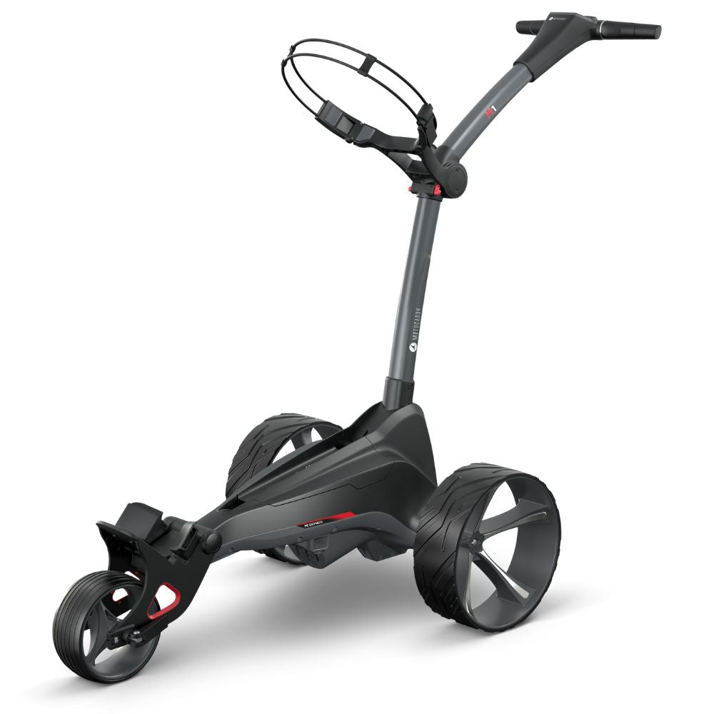 Motocaddy M1 Ultra 36 Hole Electric Golf Trolley w/ FREE GIFT 36 Hole Umbrella Holder
