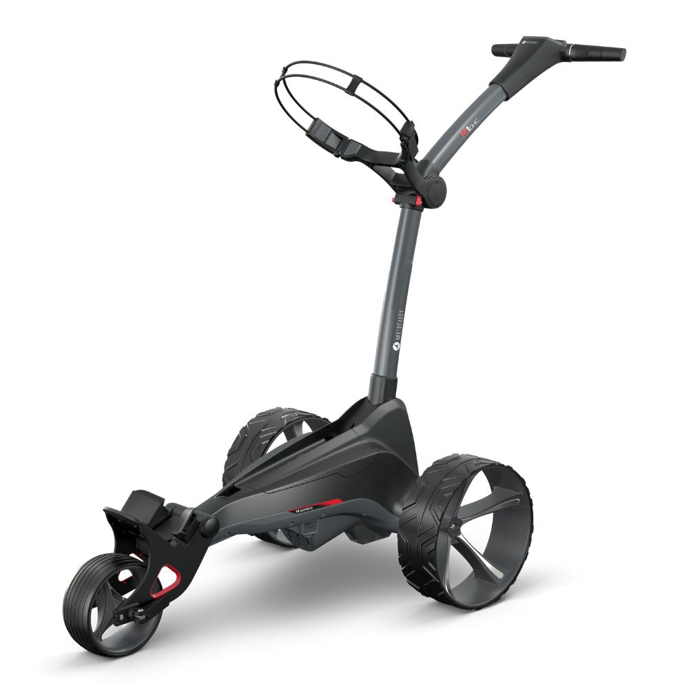 Motocaddy M1 DHC Standard Electric Golf Trolley w/ FREE GIFT 18 Hole Umbrella Holder