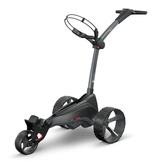 Motocaddy M1 DHC Ultra 36 Hole Electric Golf Trolley w/ FREE GIFT 36 Hole Umbrella Holder