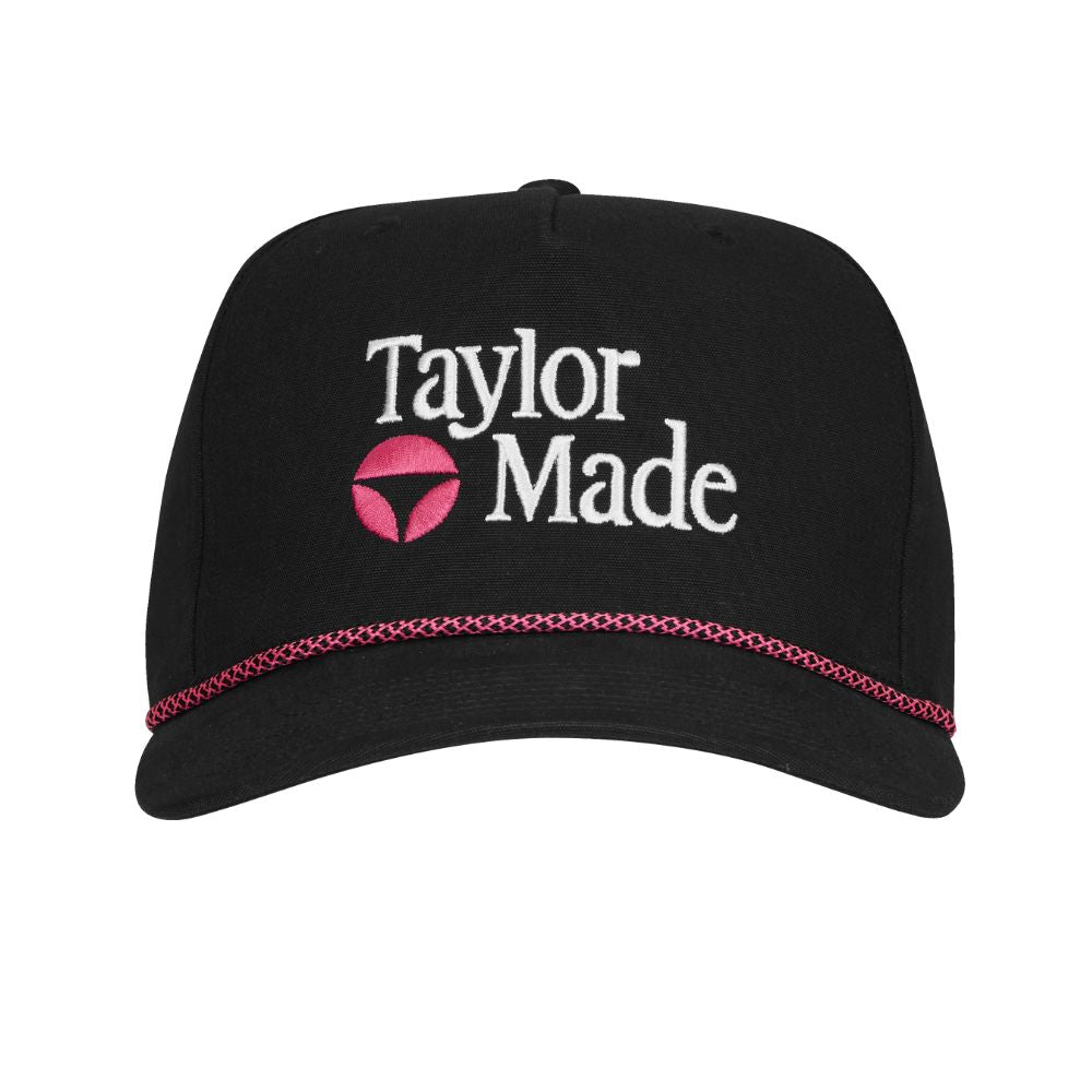 TaylorMade Frame Stock Rope Hat 2026 - Black Black