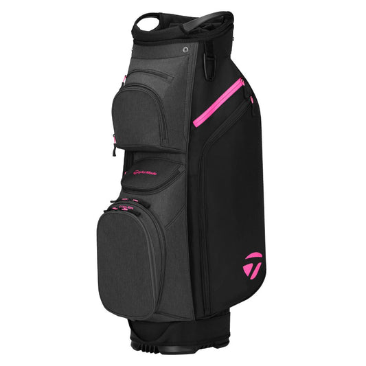 TaylorMade Cart Lite Golf Bag 2026 - Black / Grey / Neon Pink