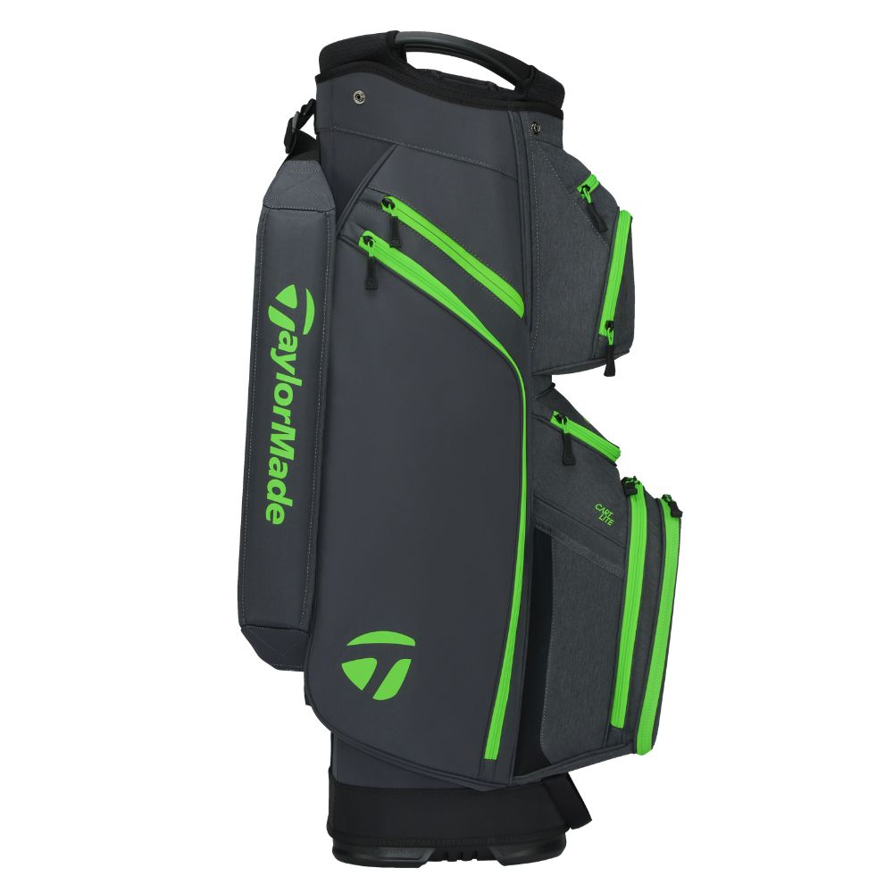 TaylorMade Cart Lite Golf Bag 2026 - Grey / Neon Green