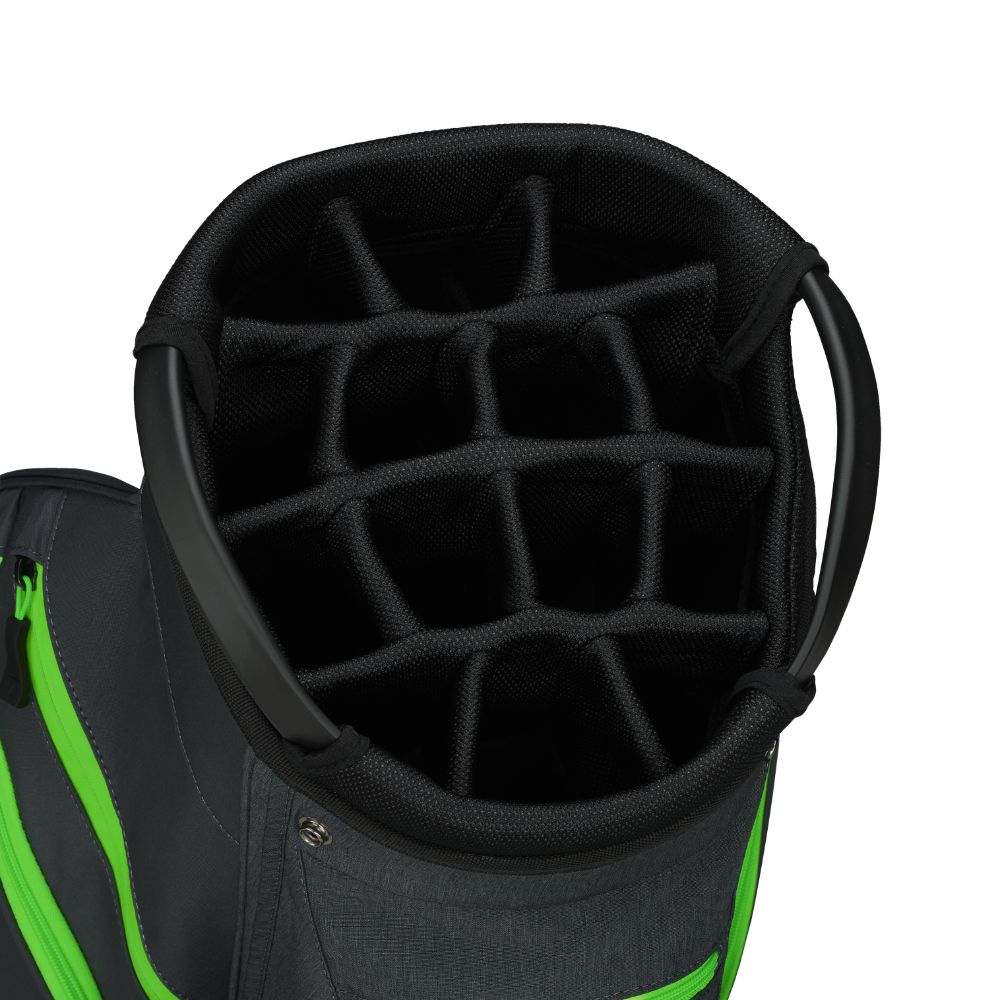 TaylorMade Cart Lite Golf Bag 2026 - Grey / Neon Green