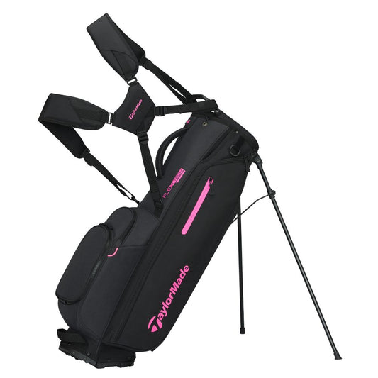 TaylorMade FlexTech Golf Stand Bag 2026 - Black / Neon Pink