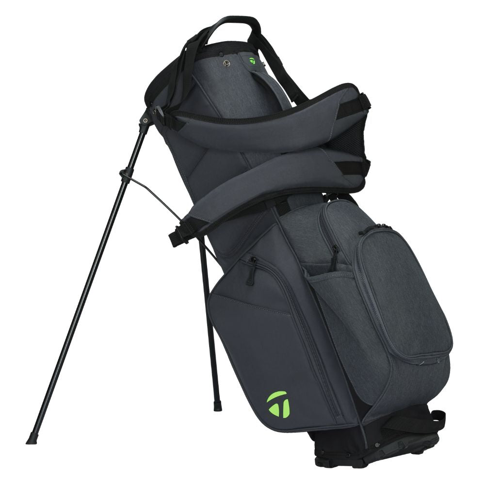 TaylorMade FlexTech Golf Stand Bag 2026 - Grey / Neon Green