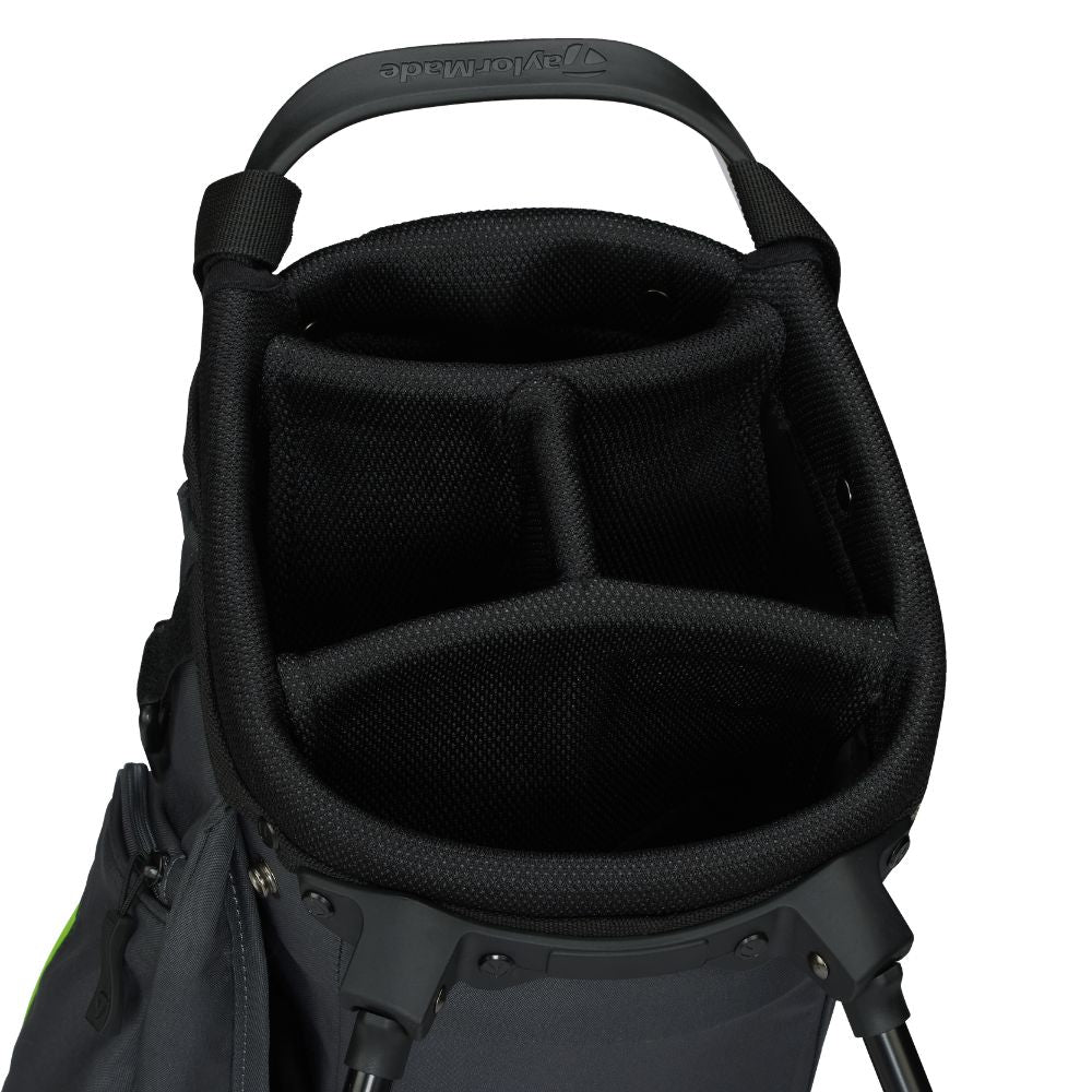 TaylorMade FlexTech Golf Stand Bag 2026 - Grey / Neon Green