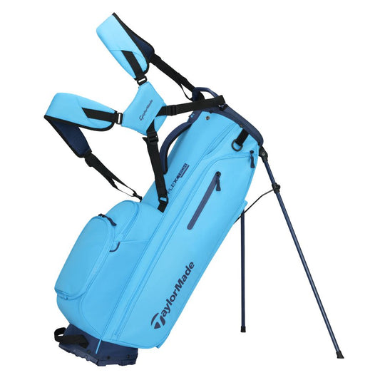 TaylorMade FlexTech Golf Stand Bag 2026 - Cyan / Navy Cyan / Navy