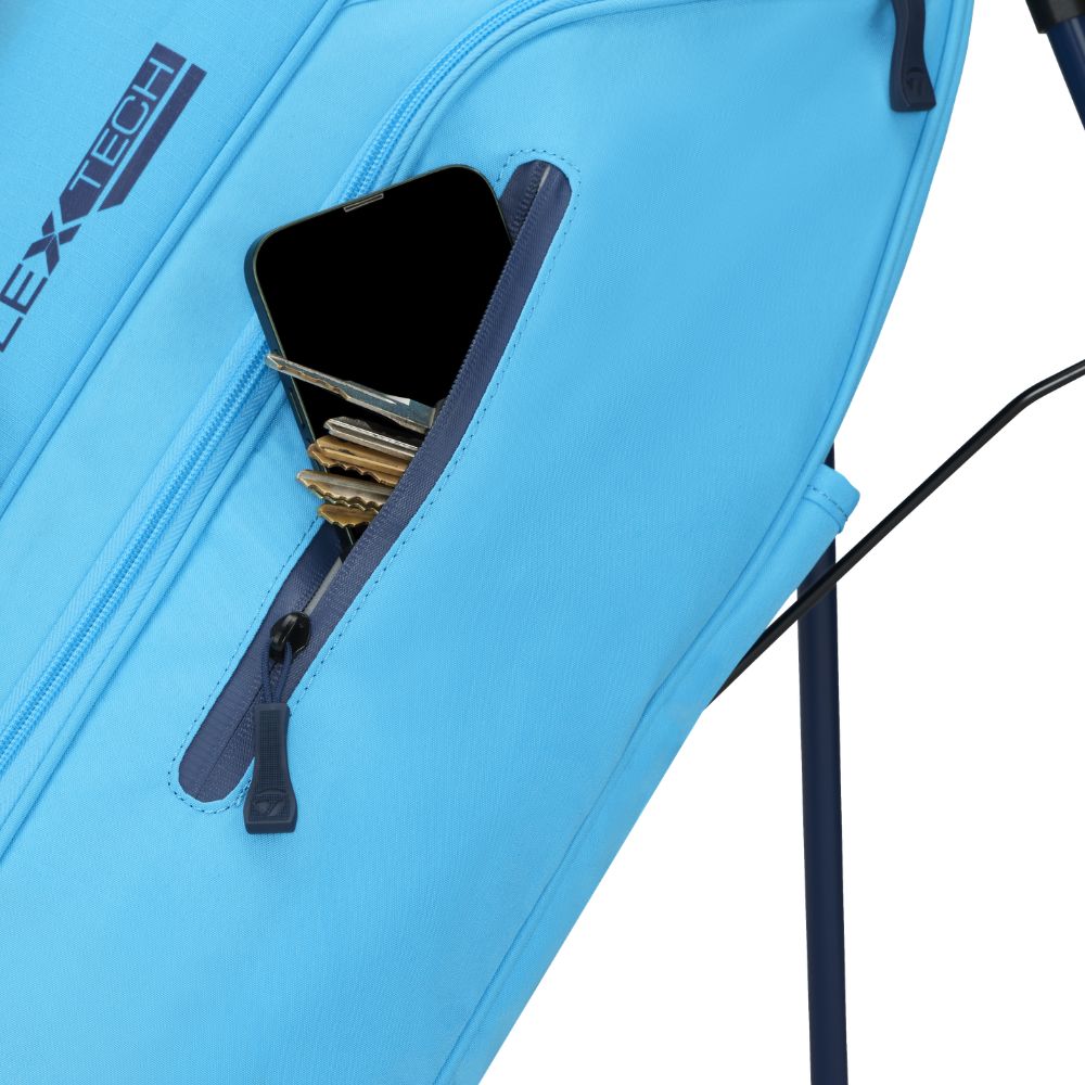 TaylorMade FlexTech Golf Stand Bag 2026 - Cyan / Navy