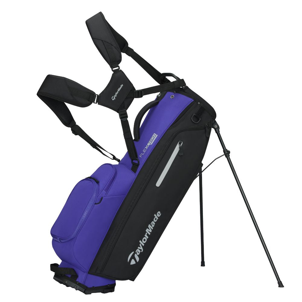 TaylorMade FlexTech Golf Stand Bag 2026 - Black / Violet Black / Violet