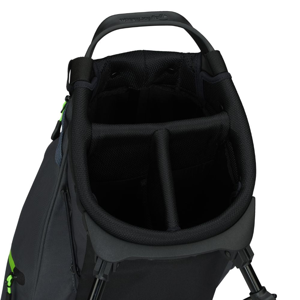 TaylorMade FlexTech Carry Golf Stand Bag 2026 - Grey / Black / Neon Green