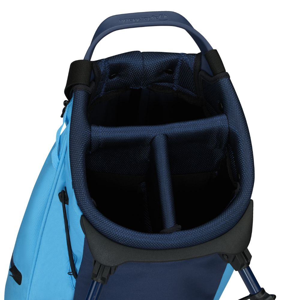 TaylorMade FlexTech Carry Golf Stand Bag 2026 - Navy / Cyan