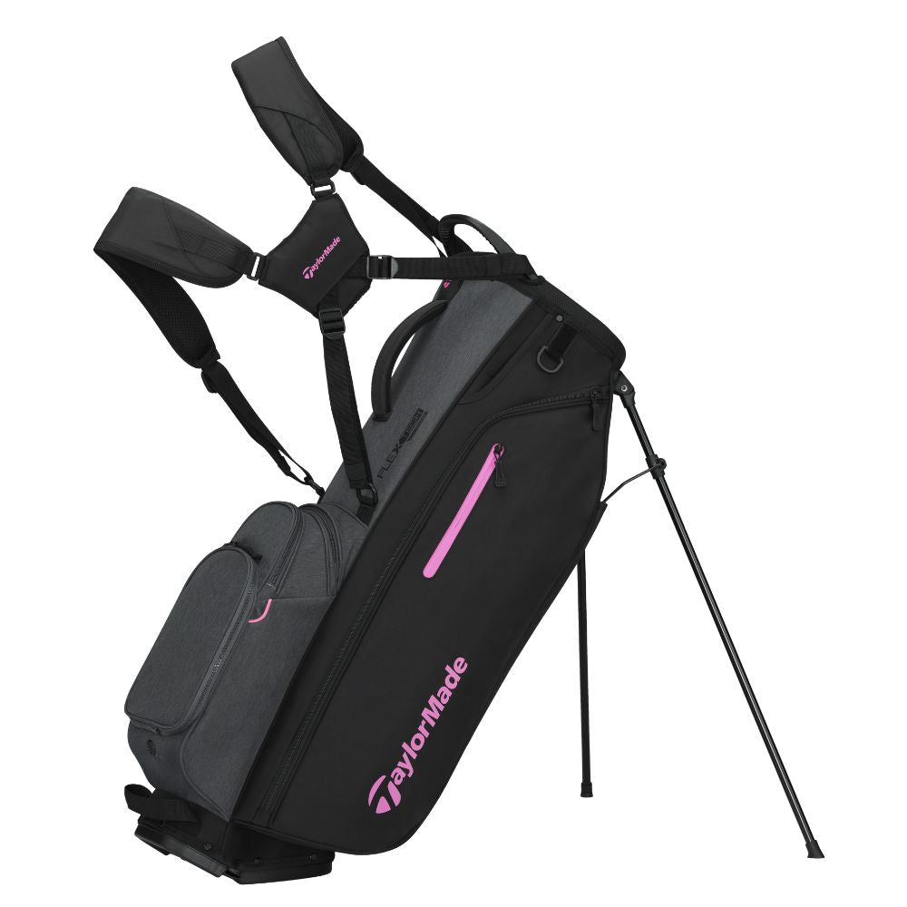 TaylorMade FlexTech Crossover Golf Stand BAG 2026 - Grey / Black / Neon Pink Grey / Black / Neon Pink