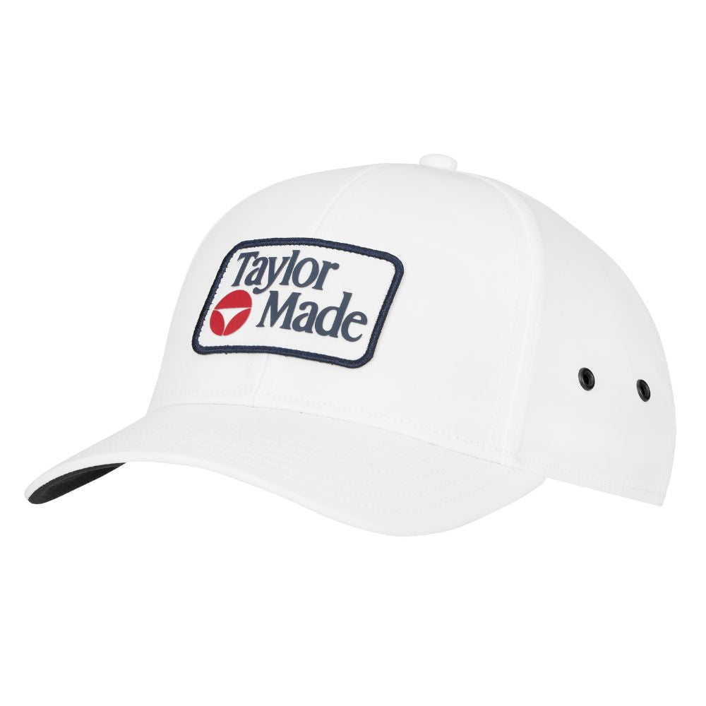 TaylorMade Newport Metal Eyelet Hat 2026 - White