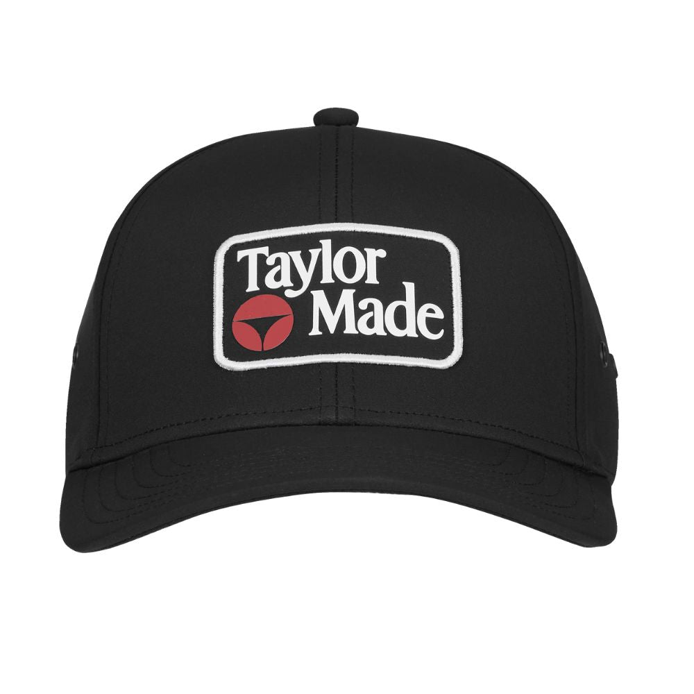 TaylorMade Newport Metal Eyelet Hat 2026 - Black Black