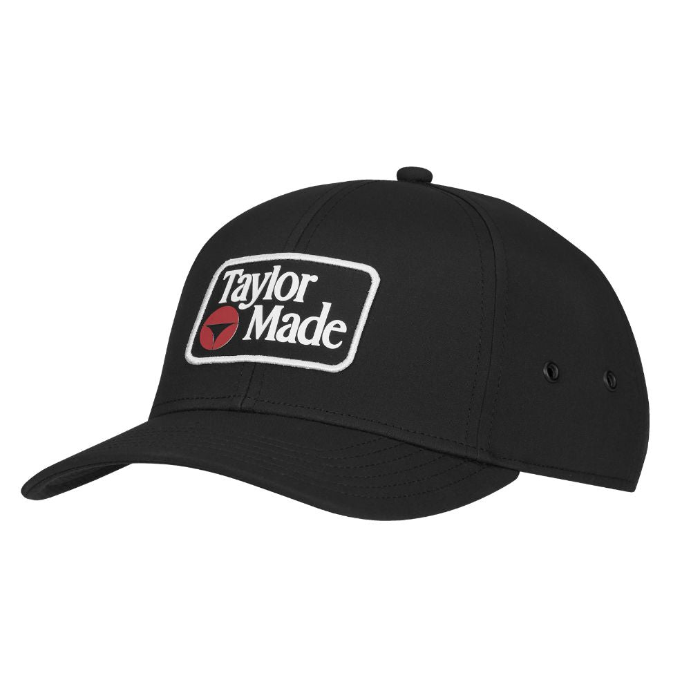 TaylorMade Newport Metal Eyelet Hat 2026 - Black
