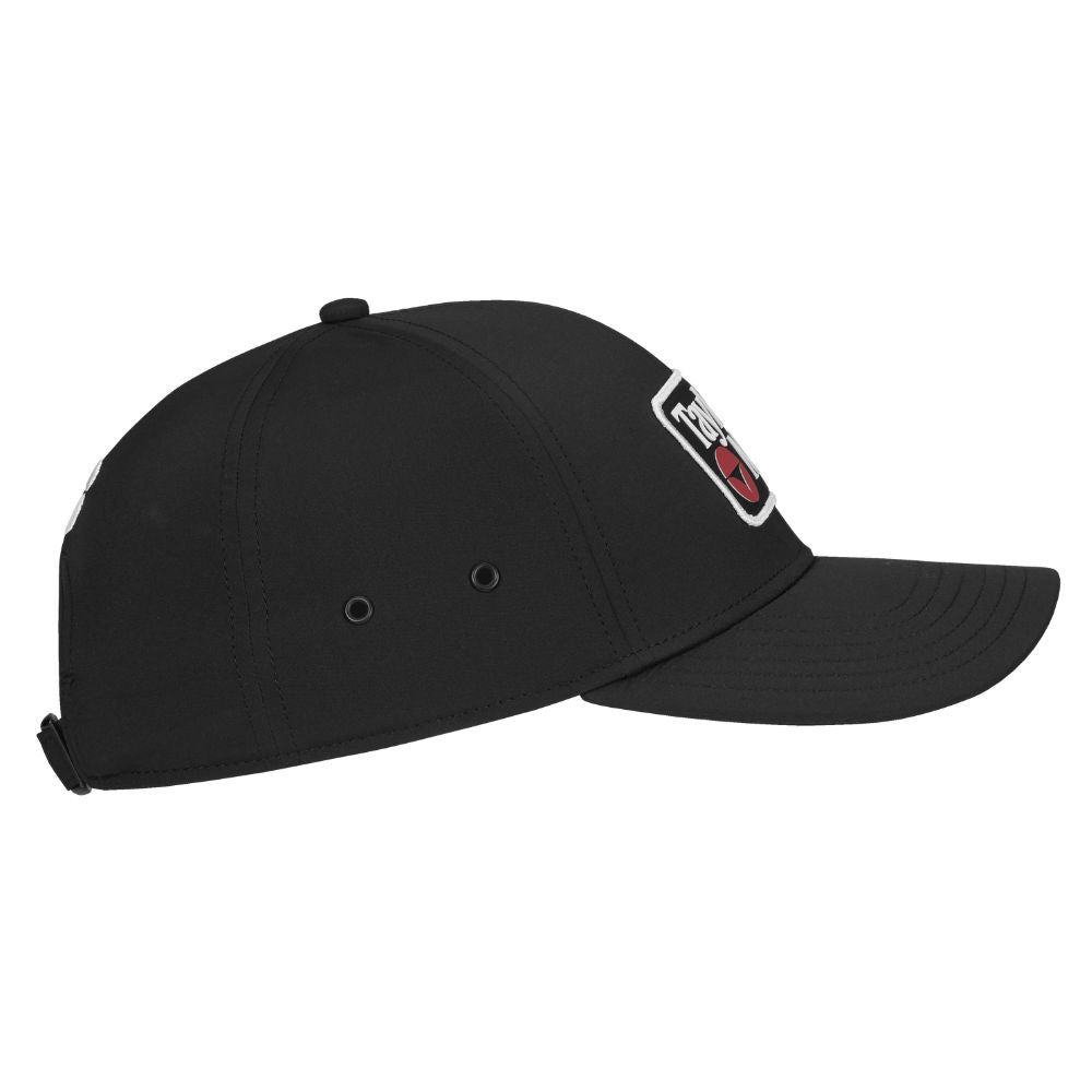 TaylorMade Newport Metal Eyelet Hat 2026 - Black