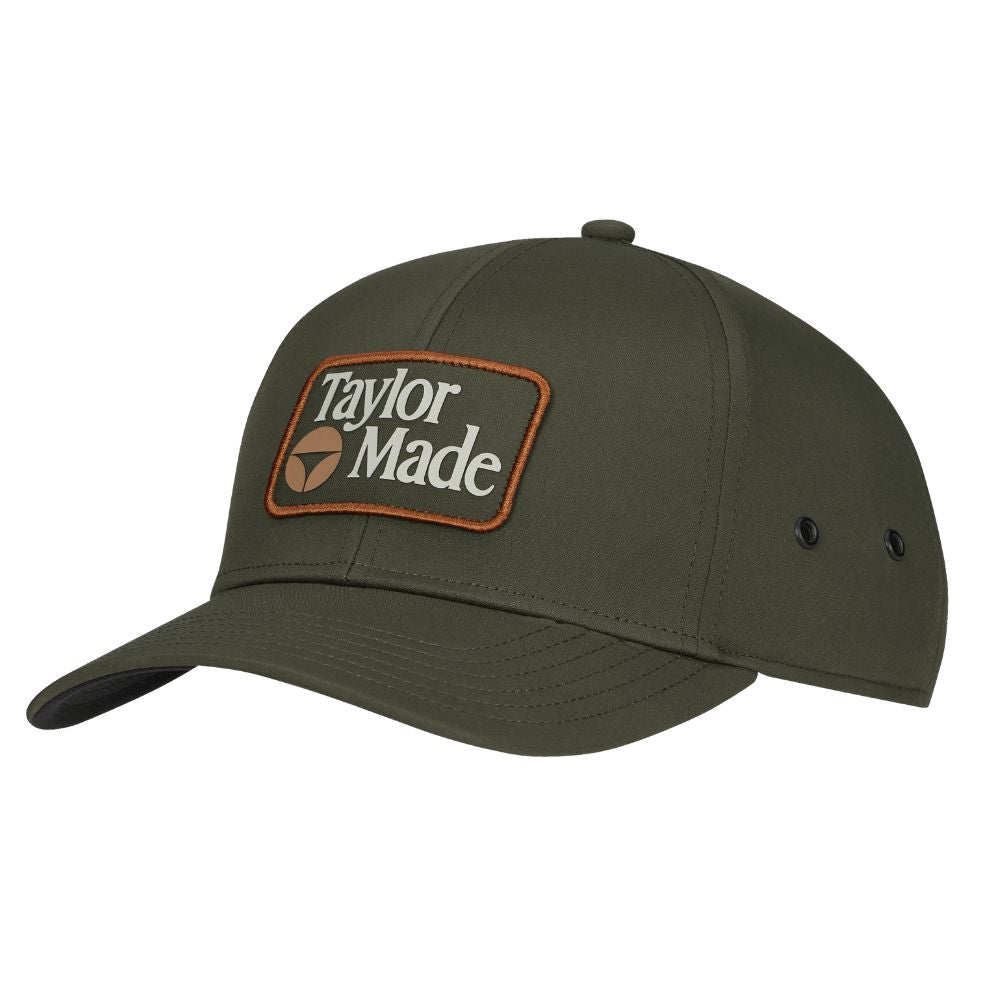 TaylorMade Newport Metal Eyelet Hat 2026 - Olive