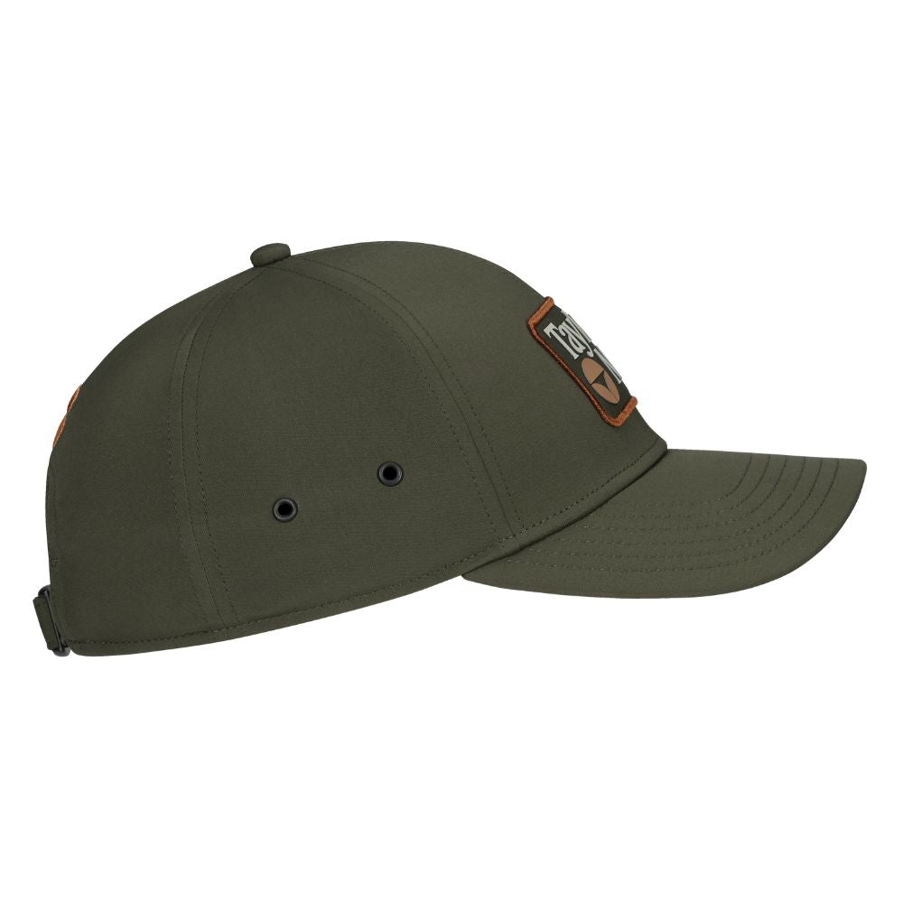 TaylorMade Newport Metal Eyelet Hat 2026 - Olive