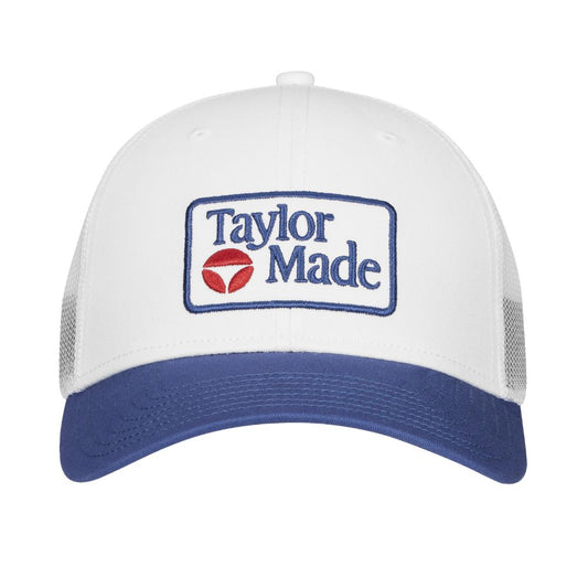 TaylorMade Radar Trucker Hat 2026 - White / Navy White / Navy