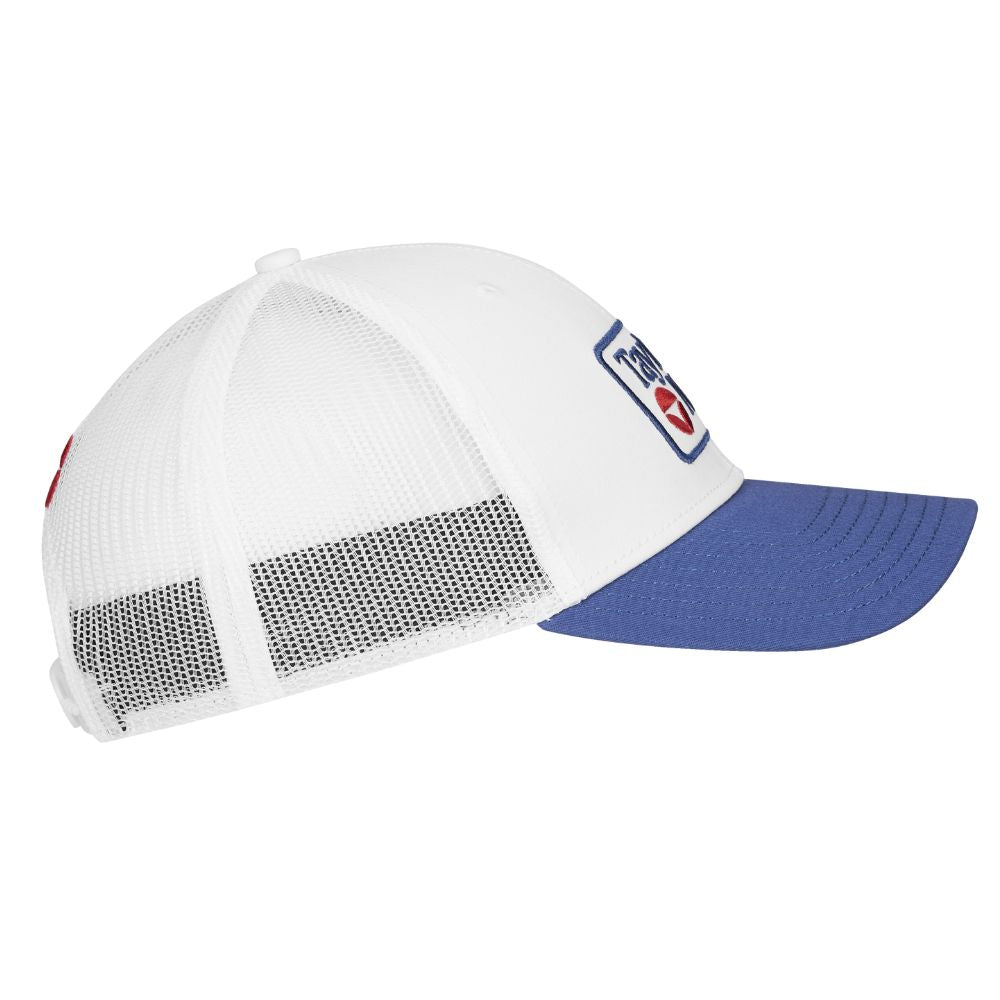 TaylorMade Radar Trucker Hat 2026 - White / Navy