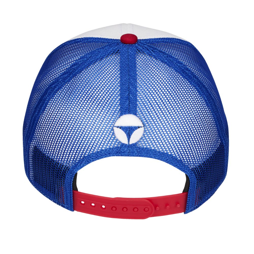TaylorMade Radar Trucker Hat 2026 - Red / White / Blue